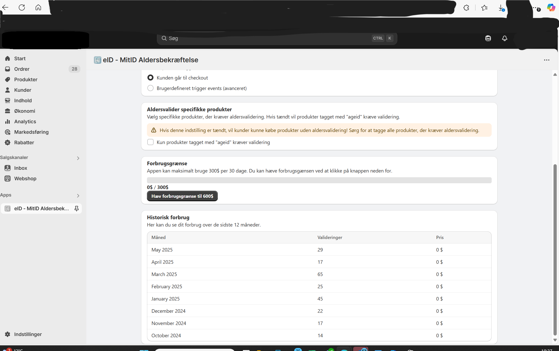 Dokumentation fra backend 1