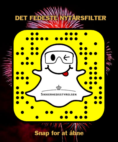 Snapkode til nytårsfilter