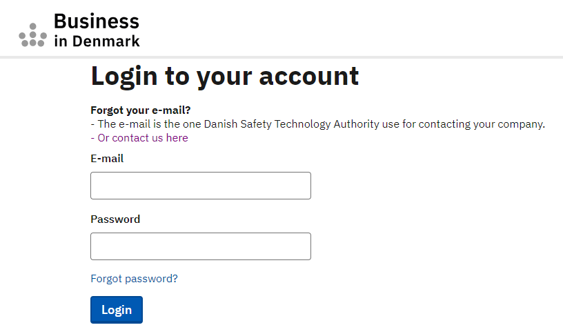 Login to your account