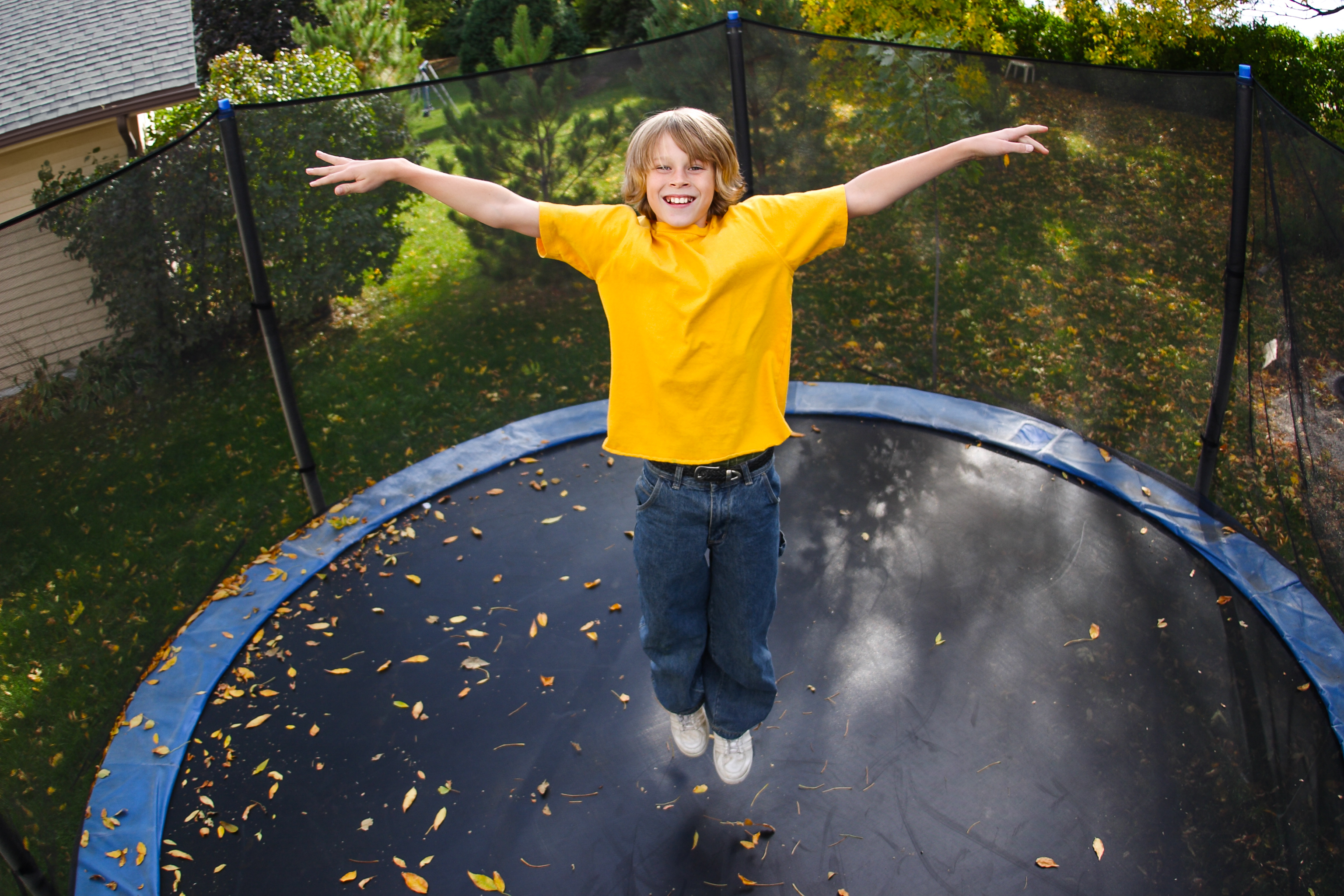 Sådan trampolinen, når du bruger privat