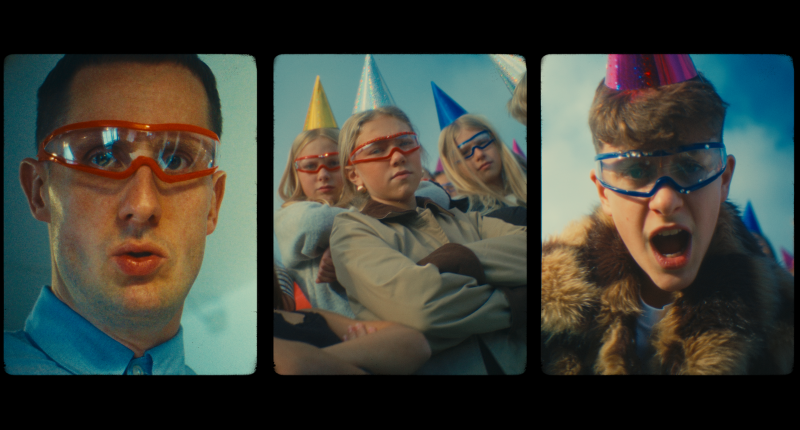 Billede fra musikvideo "Hav du husket brillen?"