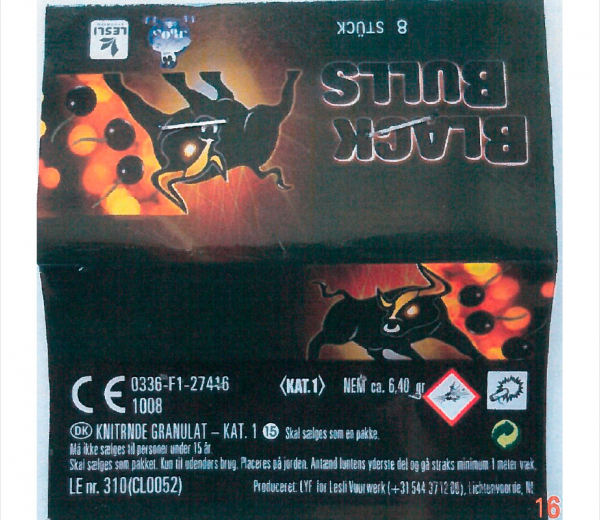 Billede af knitrende granulat